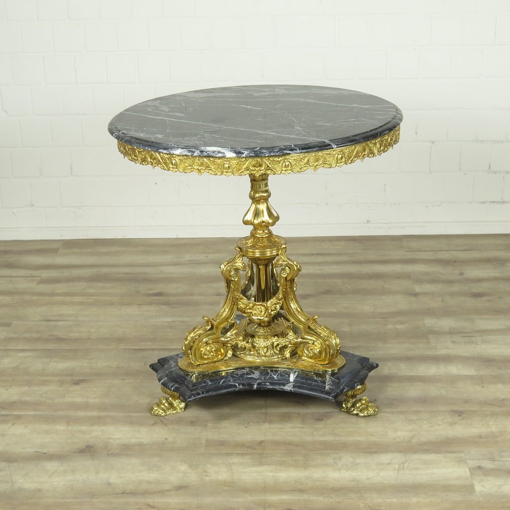 Tisch Beistelltisch Barockstil Ø 0,81 m - immagine 3