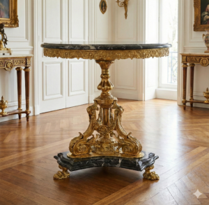 Tisch Beistelltisch Barockstil Ø 0,81 m