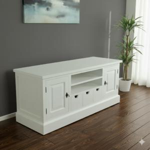 Sideboard TV-Möbel Fernsehschrank Teakholz 1,50 m