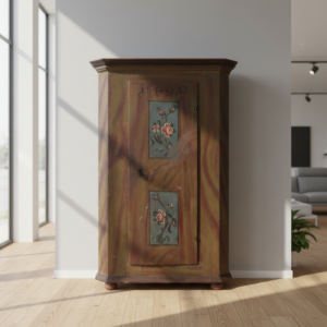 Schrank Bauernmalerei Barock 1820