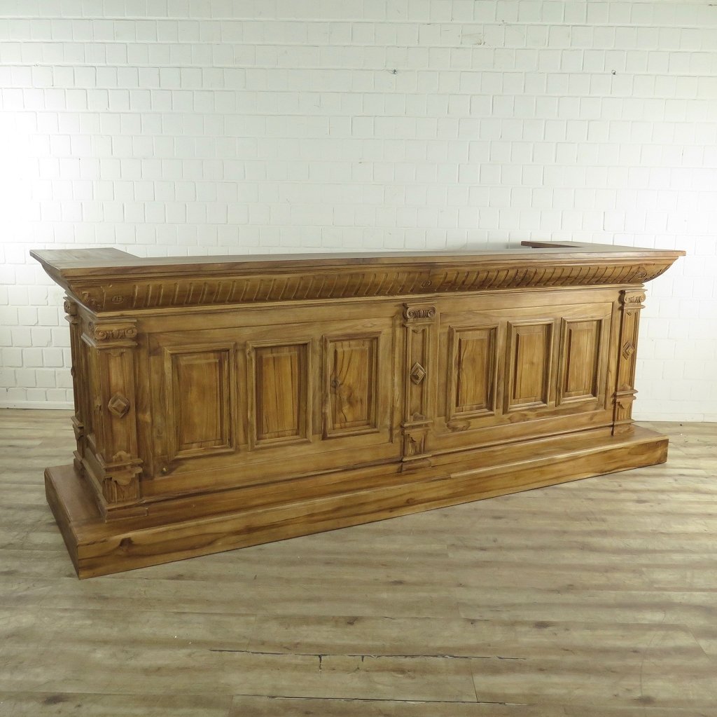 Theke Tresen Bella Teakholz 3,00 m - immagine 5