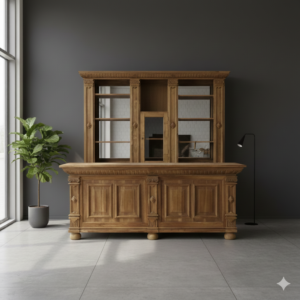 Theke Tresen Regal Bella Luxus Teakholz 2,40 m