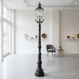 Laterne Gartenlampe Schwarz 3,10 m