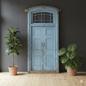 Tür Eingangstür Haustür Teakholz