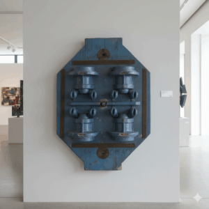 Gussform Metallindustrie Massivholz 0,88 m