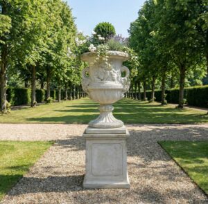 Vase Blumenkübel auf Sockel 2,27 m