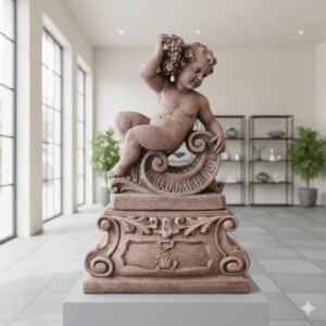 Putte Steindekoration 1,15 m