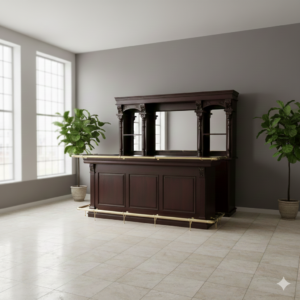 Empire Bar Theke Mahagoni 2,70 m