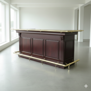 Empire Bar Theke Tresen Mahagoni 2,70 m