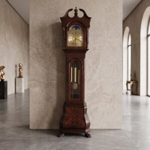 Standuhr Uhr Nussbaum