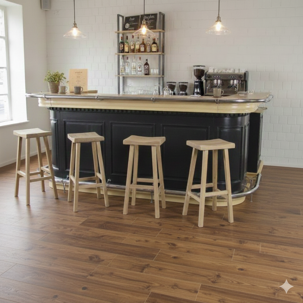 Barhocker Teakholz - immagine 2