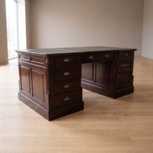 Schreibtisch doppelseitig Mahagoni 1,80 m
