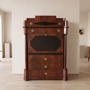 Sekretär Biedermeier 1840 Mahagoni