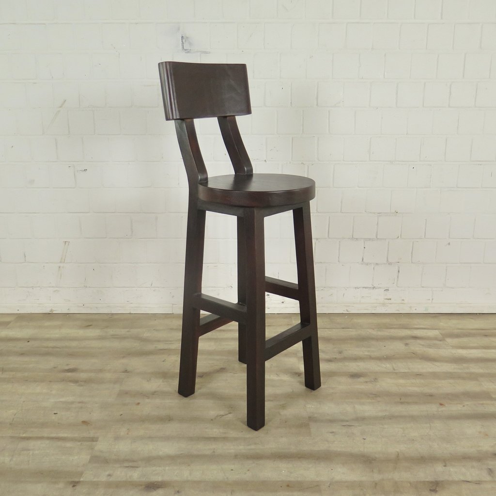 Barhocker Barstuhl Teakholz - immagine 5