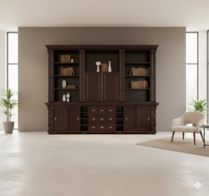 Regal Schrank Bella Mahagoni 3,00 m