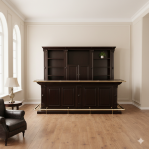 Theke Tresen Regal Bella Mahagoni 3,00 m