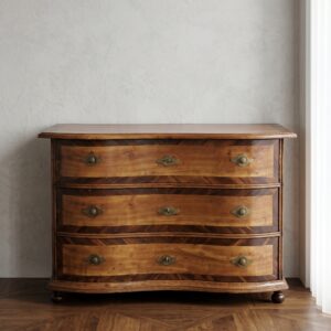 Kommode Barock 1800 Nussbaum