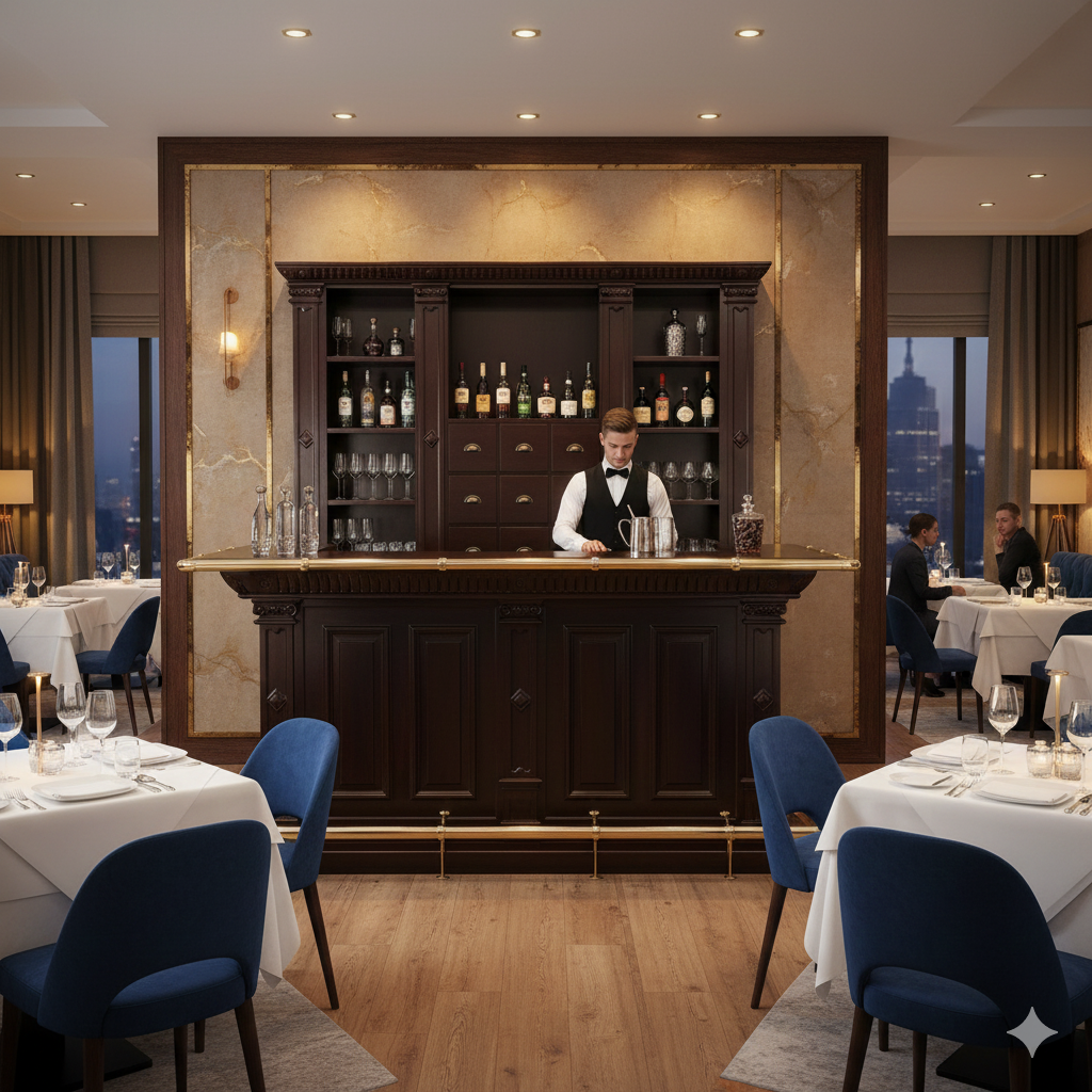 Bar Theke Bella Mahagoni 2,30 m - immagine 2