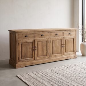 Sideboard Anrichte Teakholz 2,00 m