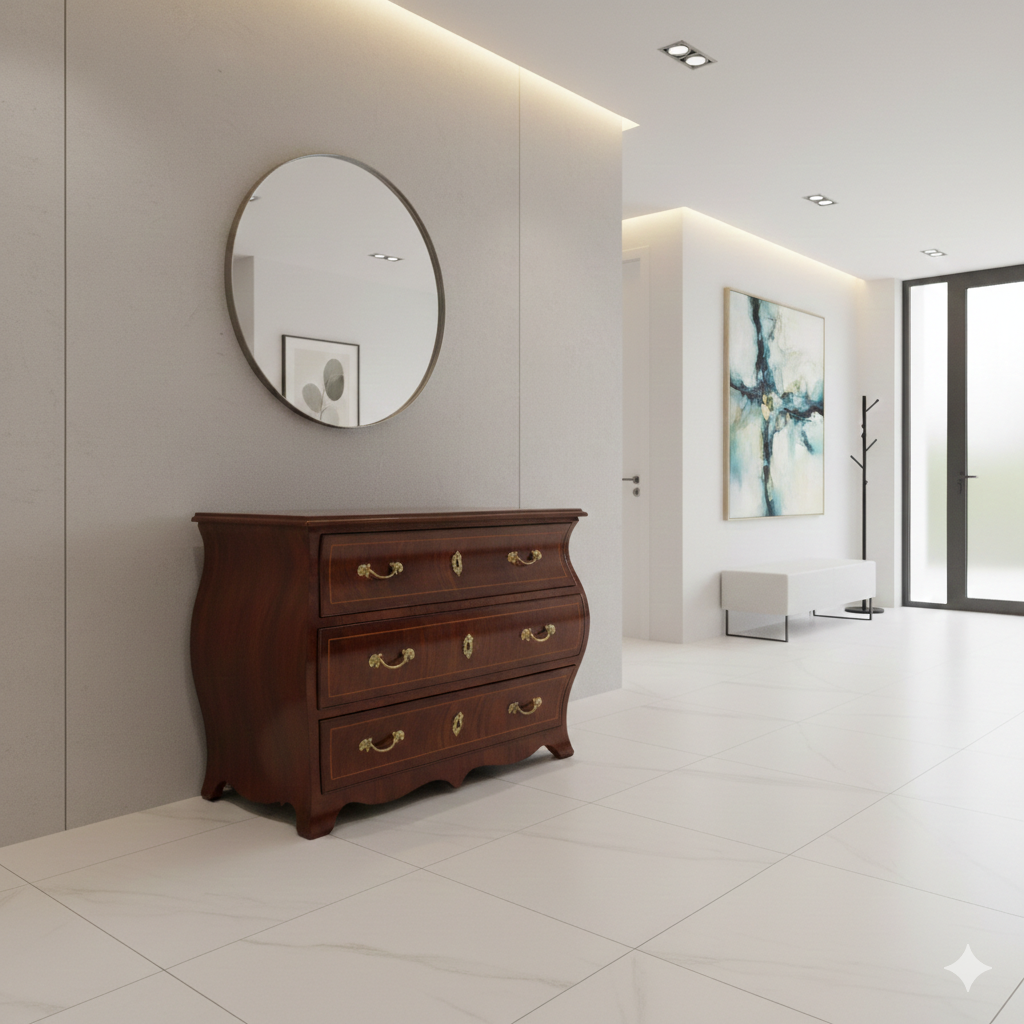 Kommode Barock 1790 Mahagoni - immagine 2