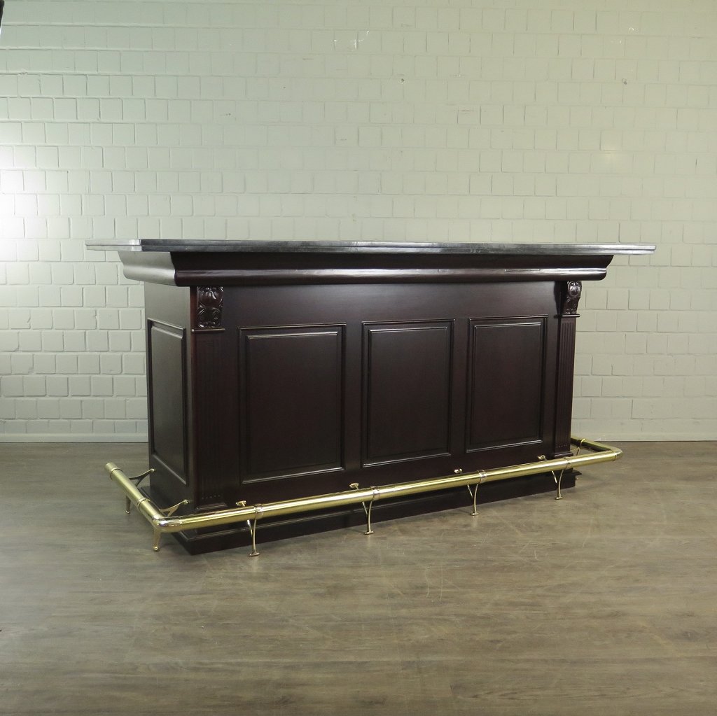 Empire Bar Theke Tresen Mahagoni 2,32 m - immagine 5