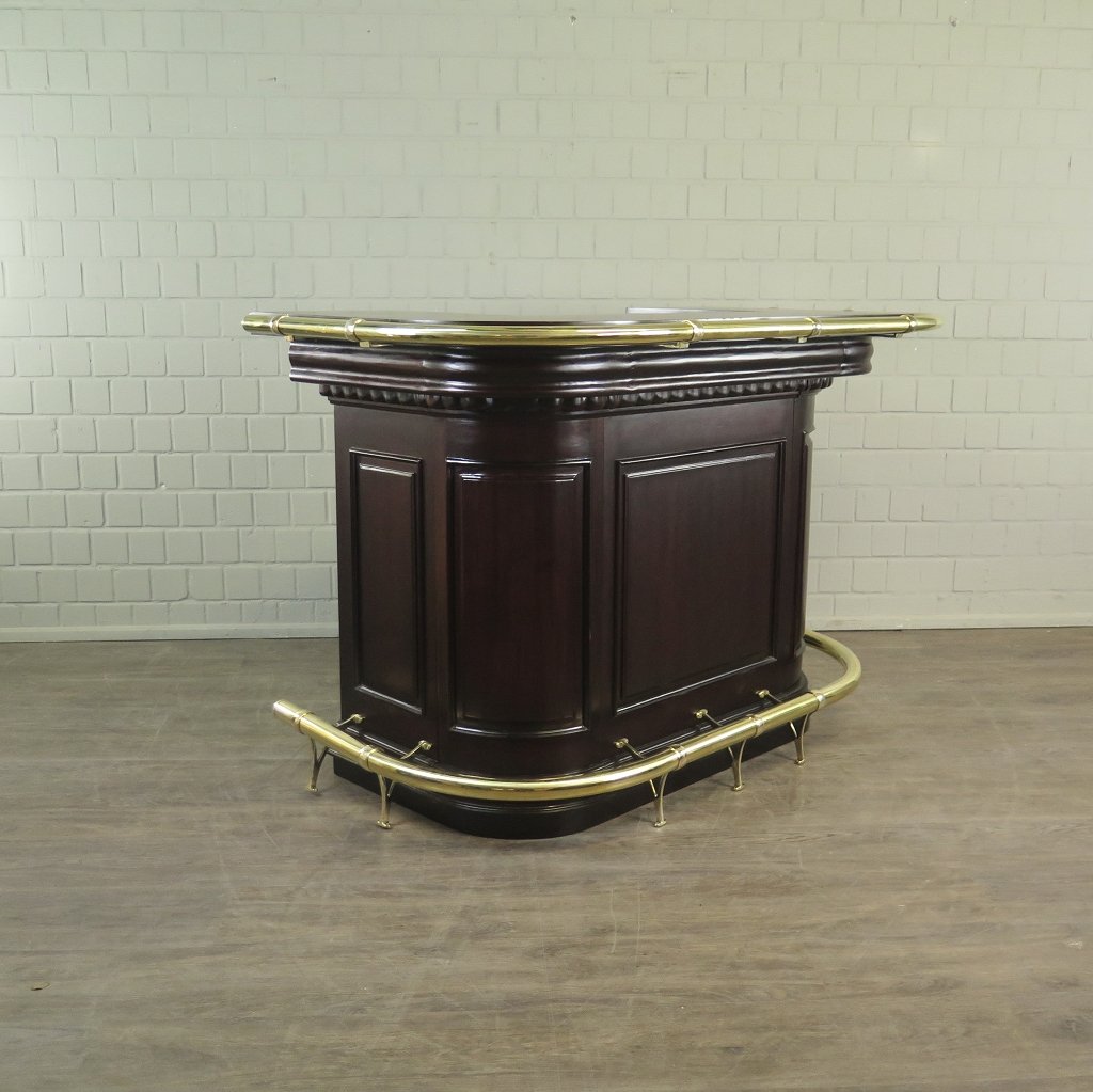 Englische Bar Theke Tresen Mahagoni 1,65 m - immagine 5