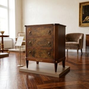 Miniaturkommode Modellkommode Nussbaum 0,54 m