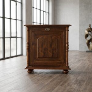 Unterschrank Schrank Spieluhr Gründerzeit 1880 Nussbaum