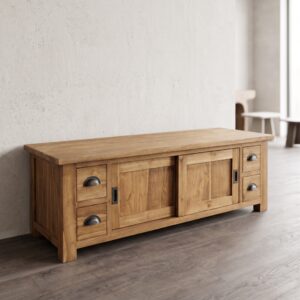 TV-Möbel Lowboard Sideboard Teakholz 1,50 m