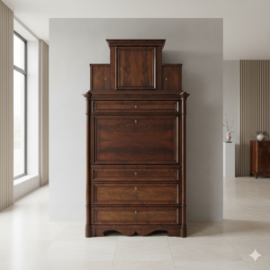 Sekretär Biedermeier 1850 Mahagoni