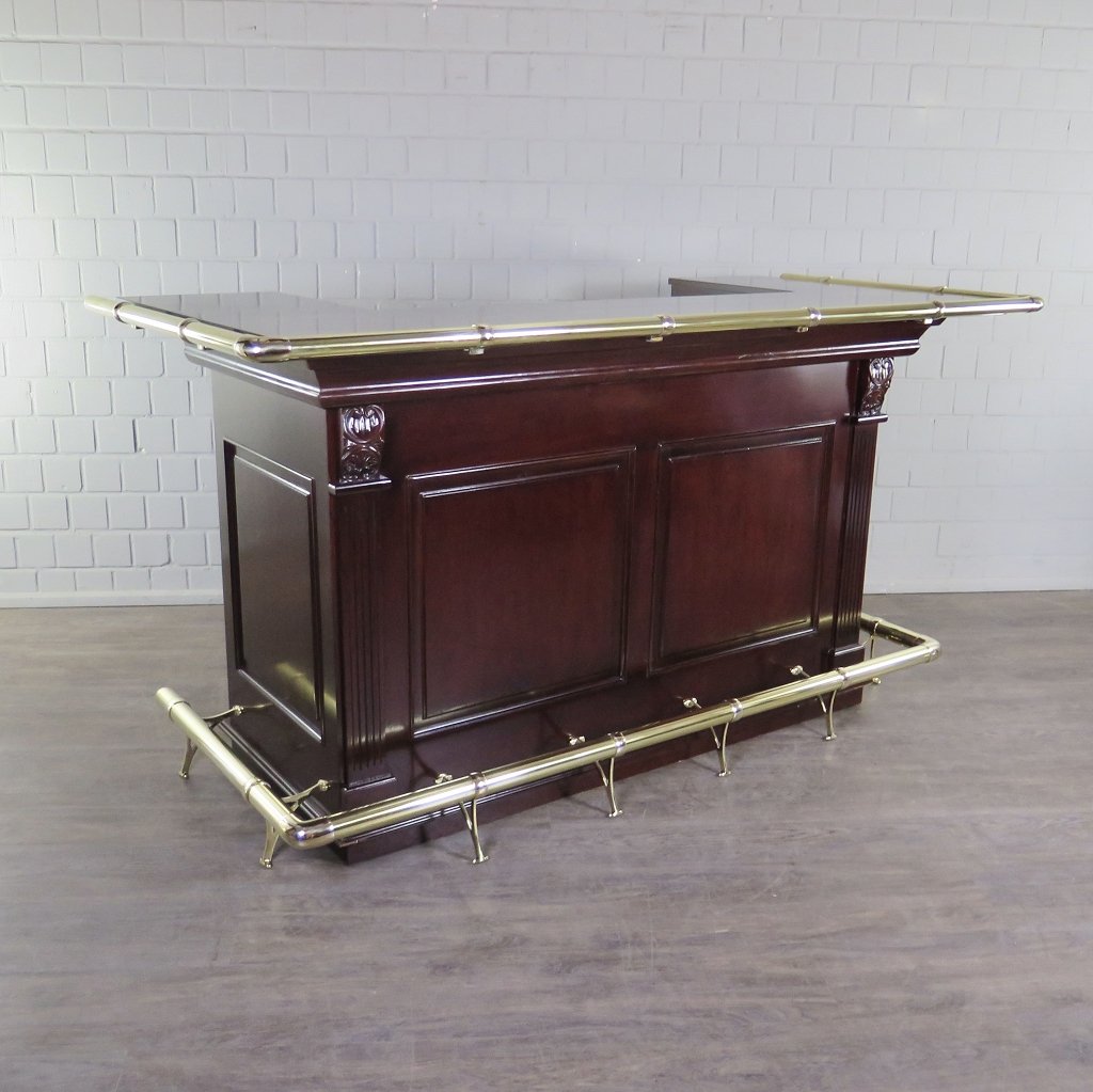 Empire Bar Theke Tresen Mahagoni 2,00 m - immagine 4