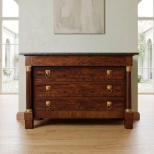 Kommode Biedermeier 1860 Mahagoni