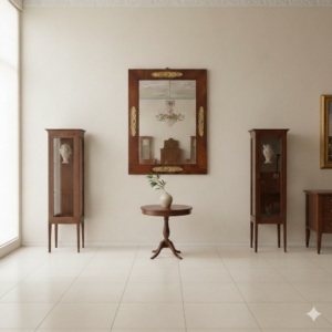 Wandspiegel Spiegel Empire 1820 Mahagoni