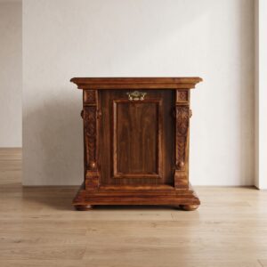 Unterschrank Schrank Spieluhr Gründerzeit 1880 Mahagoni