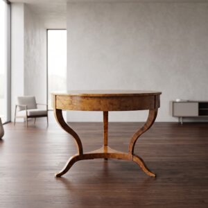 Tisch Beistelltisch Biedermeier 1830 Birke