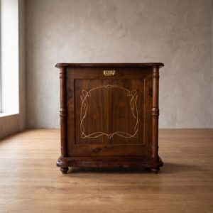 Unterschrank Schrank Spieluhr Lochmann Gründerzeit 1880 Mahagoni