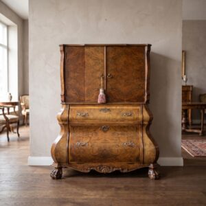 TV-Schrank TV-Möbel Neubarock Nussbaum 1,06 m