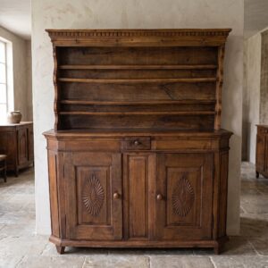 Tellerschrank Buffetschrank Barock 1700 Eiche