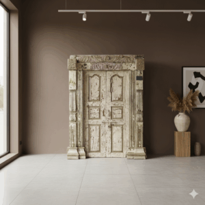 Tür Eingangstür Haustür 1880 Teakholz