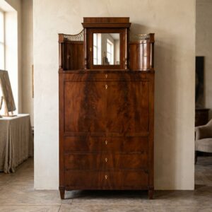 Sekretär Schreibtisch Stehpult Biedermeier 1830 Mahagoni