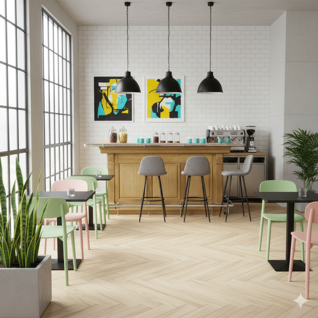 Englische Bar Tresen Teakholz 2,30 m - immagine 2