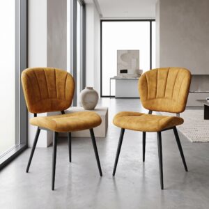 Retro Design Stuhl Esszimmerstuhl Senfgelb Setptreis
