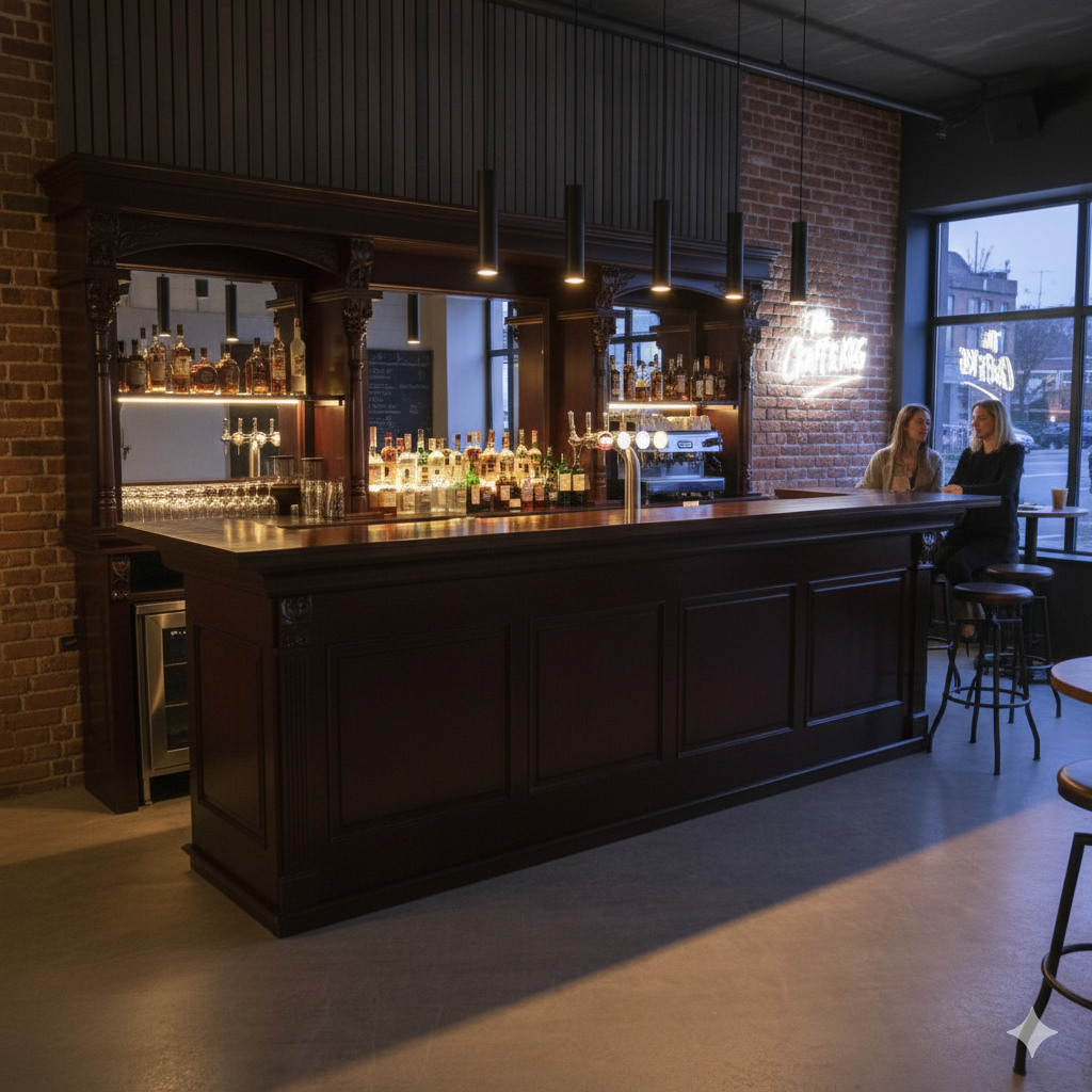 Empire Bar Theke Mahagoni 3,60 m - immagine 2