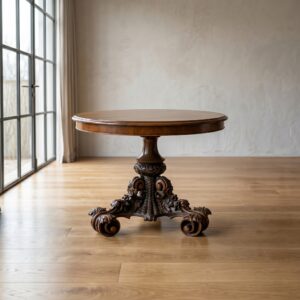 Esstisch Tisch Nussbaum Ø 0,97 m