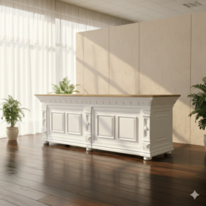 Theke Tresen Bella Elegance 2,60 m Teakholz