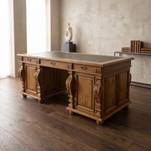 Schreibtisch Teakholz 1,90 m