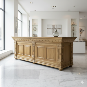 Theke Tresen Bella Elegance 2,60 m Teakholz