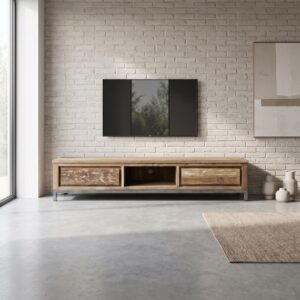 TV-Möbel Lowboard Teakholz 1,80 m