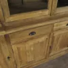 Vitrine Bücherschrank Teakholz 2,08 m - immagine 11