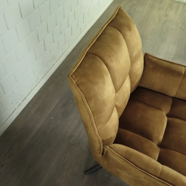 Retro Design Sessel Senfgelb - immagine 11